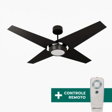 Imagem de Ventilador de Teto Com Controle Remoto Natuvent Callis Led 4 Pás Madei