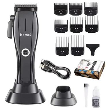 Imagem de Aparador De Cabelo E Barba Kemei 2295 Display Digital Alta Precisão Pr