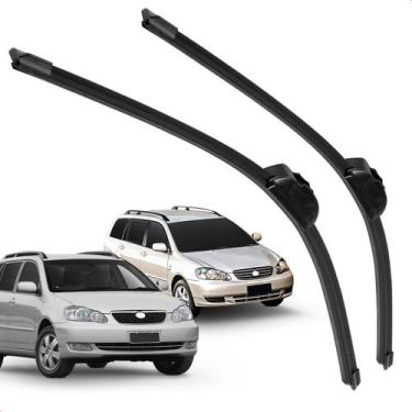 Imagem de Par Palheta Dianteira Limpadora de Para-brisa Corolla Fielder 2002 a 2