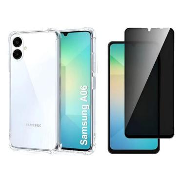 Imagem de Capa para Samsung Galaxy A06 5g SM-A066M + Película Privacidade Fosca 