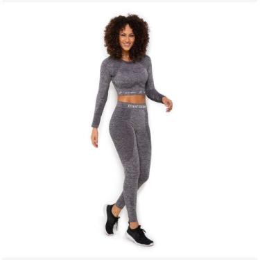 Imagem de Calça Legging Leg Sem Costura Feminino Fitness Esportiva Para Academia