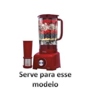 Imagem de Copo Completo Original Philco Vermelho para Liquidificador PH900_PH700