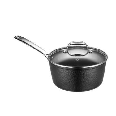 Imagem de Panela Antiaderente para indução 16 Cm Gourmet Preta - Oxford