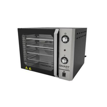 Imagem de Forno Turbo Convector Elétrico Smart Basic 4 Esteiras Preto e Painel I