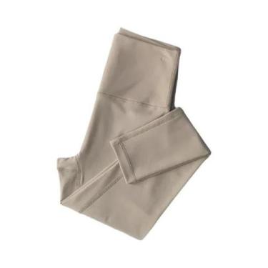 Imagem de Leggings Térmicas Femininas De Cintura Alta Com Forro De Lã Para Yoga 