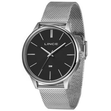 Imagem de Relógio Lince   Mrmm0l Psx Casual Mesh Preteado-Masculino