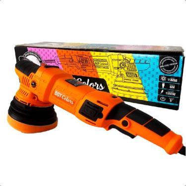 Imagem de Politriz Roto Orbital 15mm SGT 110V Laranja 5500rpm Disco 6" - Sigma T