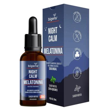 Imagem de BIGENS MELATONINA NIGHT CALM 30ML GOTAS SABOR MENTA-Unissex