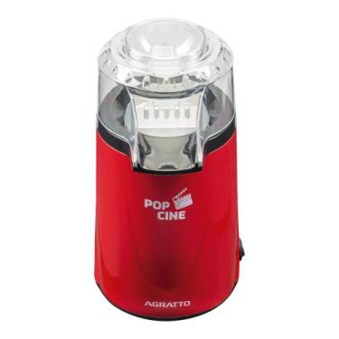Imagem de Pipoqueira Agratto Pop Cine PP01 Vermelha Com Dosador 1200W 127V, Unic