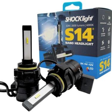 Imagem de LÂMPADA LED SHOCKLIGHT H16 NANO HEADLIGHT S14 6000K 3600LM Farol milha
