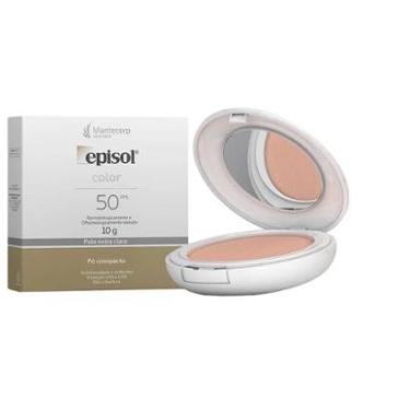 Imagem de Episol Color Kit Mantecorp - Pó Compacto FPS50 + Protetor Solar Tom 1 - Extra Claro Kit...