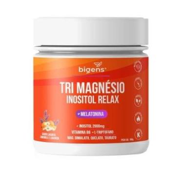 Imagem de BIGENS TRI MAGNÉSIO INOSITOL RELAX MELATONINA 180G LARANJA CAMOMILA E LAVANDA-Unissex