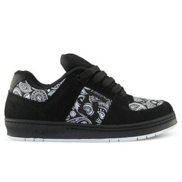 Imagem de Tênis Qix 90S OG Tribal Paisley Preto Robusto Tamanho 45 Cor:PretoTama