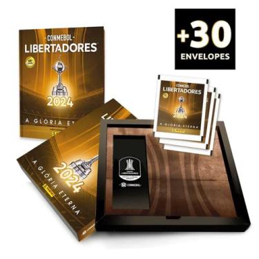 Imagem de CONMEBOL LIBERTADORES 2024 - Kit Box Premium Capa Dura + 30 Envelopes 