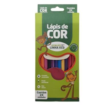 Imagem de Lápis De Cor Resina Sextavado 12 Cores Leo E Leo - Leo & Leo