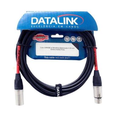 Imagem de Cabo Para Microfone Xlr Xlr Balanceado Datalink Garage 5m