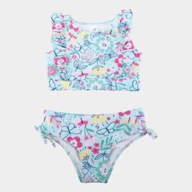 Imagem de Biquinis Proteção UV 50% Floral Tip Top-2686392K, 2A, Verde
