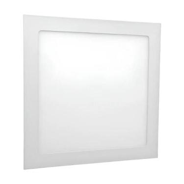 Imagem de Luminaria quadrada led de embutir para teto 24w 6500k elgin branco, Br