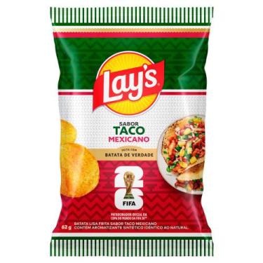 Imagem de Batata Lays Sabor Taco Mexicano Copa do Mundo da FIFA 26 62g