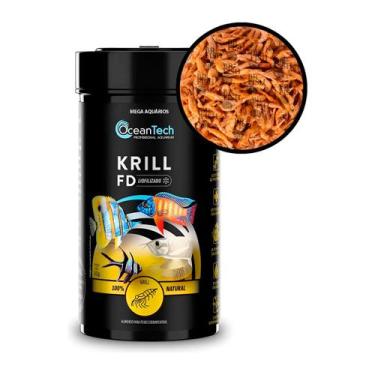 Imagem de Ração Ocean Tech Krill Liofilizado Água Salgada E Doce 10g