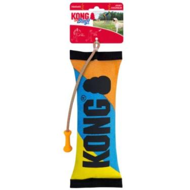 Imagem de Brinquedo Kong Bunji High-viz Bumper Mordedor Com Apito Para Cachorro 