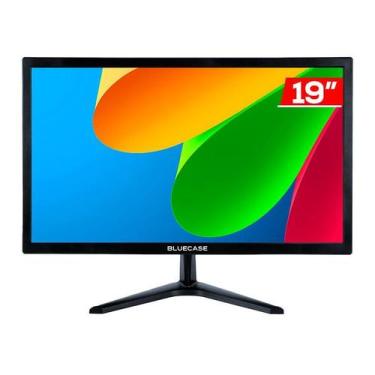 Imagem de Monitor Bluecase Led 19" 75hz 1440x900 Wxga+ HDMI VGA Preto