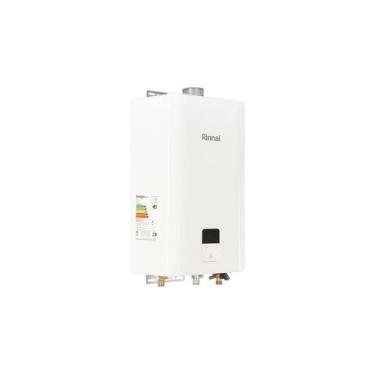 Imagem de Aquecedor a Gás Digital Reu-E100 Feh (E10) 10 Litros Glp Branco Rinnai