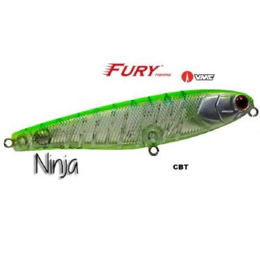 Imagem de Isca Ninja 85 Artificial para pesca da Fury Fishing 8,5cm, Cbt, Ninja 