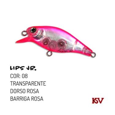 Imagem de Isca Artificial Lips Jr Meia Água Kv 5,8cm plug floating, 8