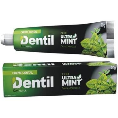 Imagem de Pasta Creme Dental Vegano Sem Flúor Dentil Ultra Mint 70g