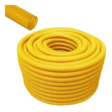 Imagem de Conduite Corrugado Amarelo 1/2 50M - Hidrolete - NoBrand