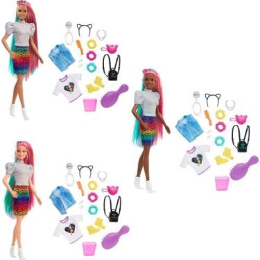 Imagem de Barbie penteado de oncinha (s) mattel unidade