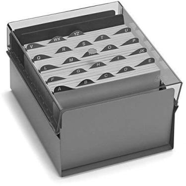 Imagem de Fichario De Mesa C/ Base De Aco 5X8 Fume - ACRIMET