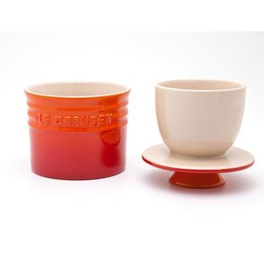 Imagem de Pote para Manteiga Cerâmica Laranja Le Creuset