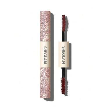 Imagem de Sheglam mascara de cilios all in one waterproof burgundy 2 em 1 8ml