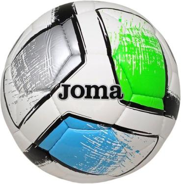 Imagem de Bola Campo Joma Dali II Nº5 Oficial Treino Jogo, Branco, Verde