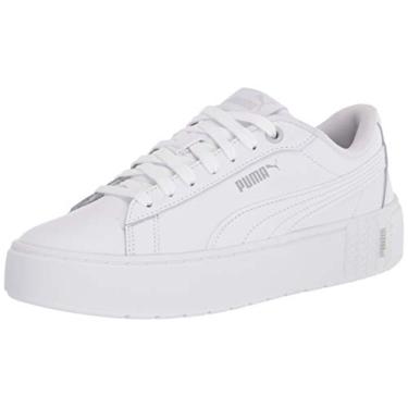 Imagem de PUMA Tênis feminino Smash Platform V2, Branco, 40