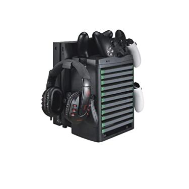 Imagem de Suporte Base Vertical Torre Cooler Carregador Suporte Para Jogos Xbox One Fat, Xbox One Slim e Xbox One X