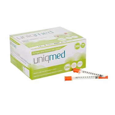 Imagem de KIT 500UN SERINGA PARA INSULINA UNIQMED 1,0ML 8X0,30MM 31G