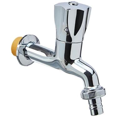 Imagem de JAPI 1153P50 Torneira para Tanque, Parede Abs, Cromado, 1/4 Volta P50