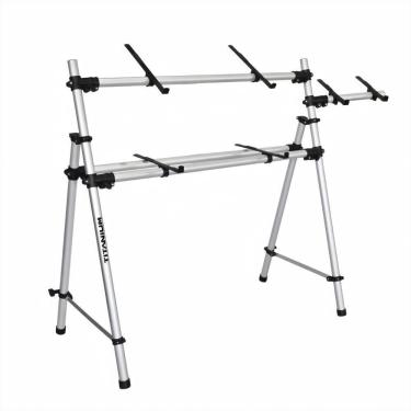 Imagem de Suporte Para 2 Teclados Profissional Titanium Racks TY212 Com Suporte BE-M Para Notebook e Acessórios