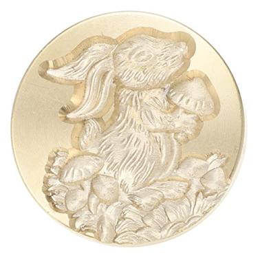 Imagem de 1 Unidade Selo De Cera Lacre Antigo Selo Vintage Carimbo De Selo De Envelope Envelopes De Casamento Selo De Carta De Páscoa Selo De Lacre Escritório Latão Estrangeiro Antiquado