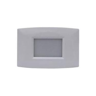 Imagem de Arandela Balizador Emb.Interno 2X4 Led Branco BZ23-1LEDW – Abalux