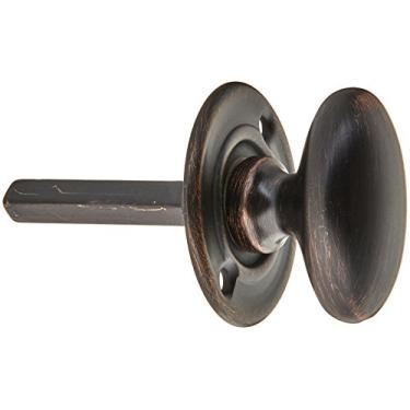 Imagem de Baldwin 6756 Interior e trava de entrada do polegar com placa traseira para Doo de 5 cm, bronze veneziano