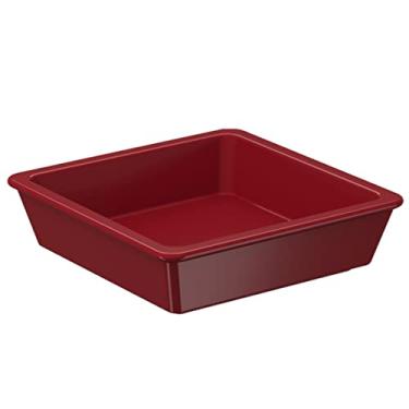 Imagem de Molheira para Shoyu, Uno, 50ml, 7,2 x 7,2 x 2 cm, Vermelho Bold, Coza