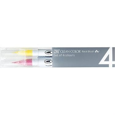 Imagem de ESTOJO ZIG PEN REAL BRUSH C/04 POP COLORS RB 6000AT 4VB