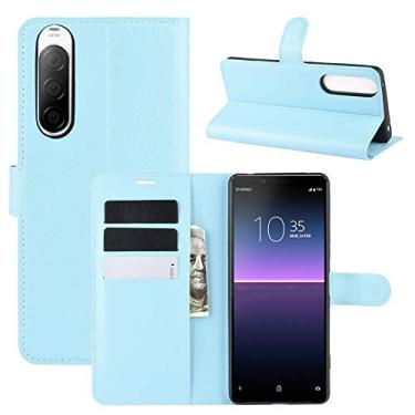 Imagem de HONGYAN Capa de telefone Para Sony Xperia 10 Ii Litchi Texture Horizontal Flip Case Protetora com Slips & Cartões Slots & Carteira Capa protetora