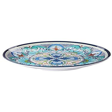 Imagem de Certified International Talavera Travessa redonda de melamina de 35,5 cm, multicolorido