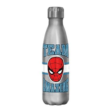 Imagem de Marvel Garrafa de água de aço inoxidável Team Amazing 482 ml, 482 ml, multicolorida