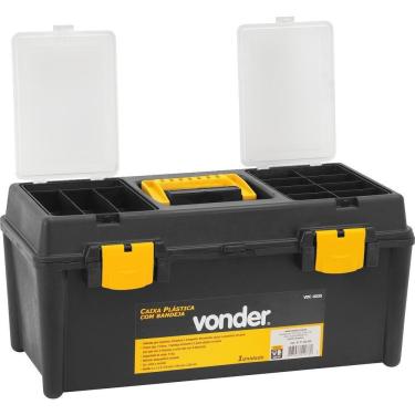Imagem de Caixa Plástica Para Ferramentas Baú 510X240X233Mm Com Bandej